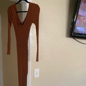 Long sweater dress